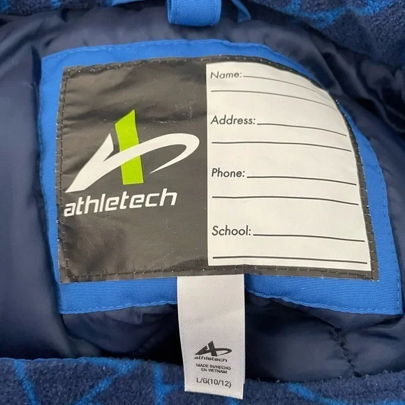 ATHLETIC Men Puffer Jacket Size L